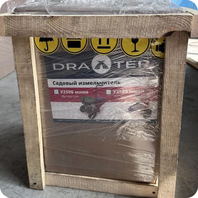 Груз DRAXTER в обрешётке