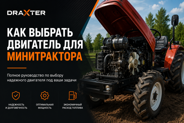 Как выбрать двигатель для минитрактора: мощность, тип топлива и особенности эксплуатации