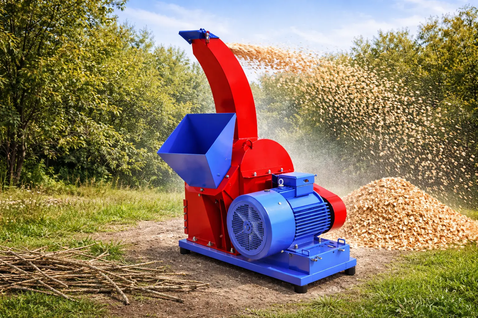 Блог Как устроен измельчитель веток и как он работает