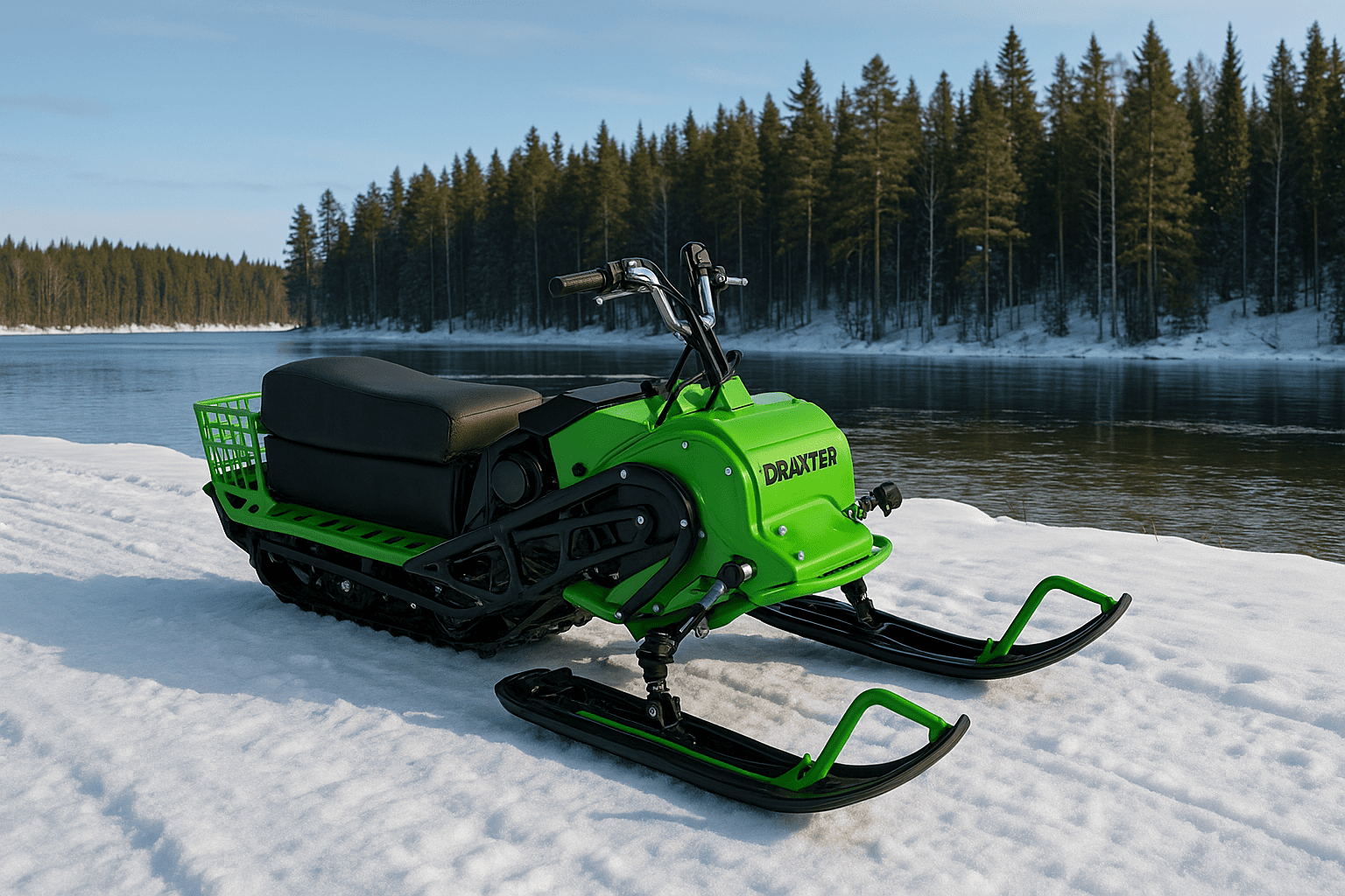 Альтернатива мини-снегоходу РЫБИНКА