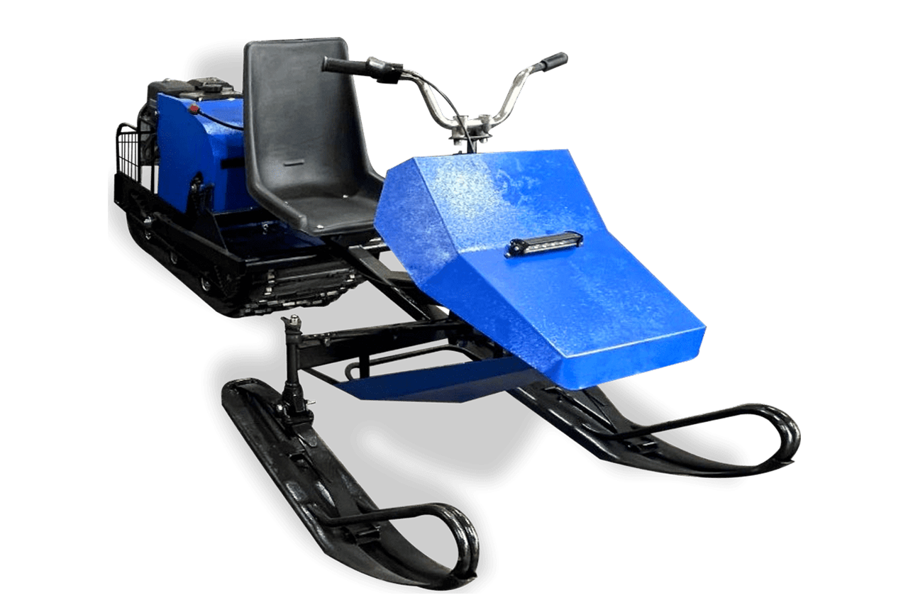 Одногусеничный мотобуксировщик  «Draxter» М500 с лыжным модулем, 15л.с.