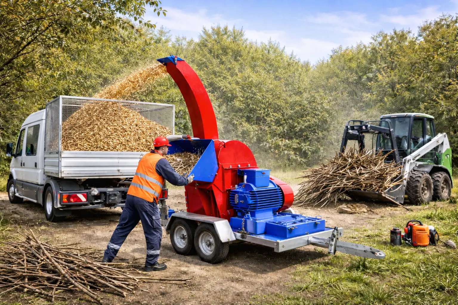 Блог Идея для бизнеса: услуги измельчителя веток — аренда и выездная переработка
