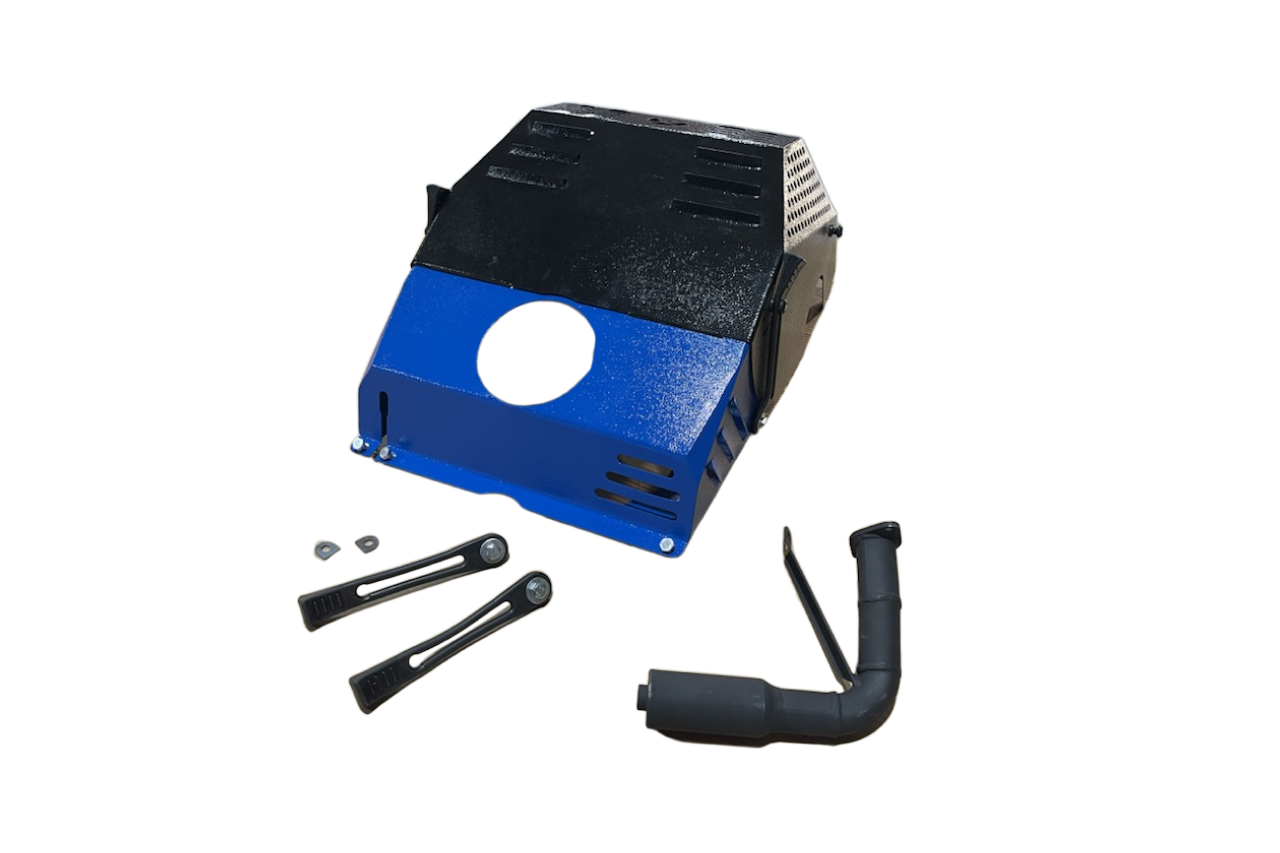 Капот с глушителем на 15 л.с