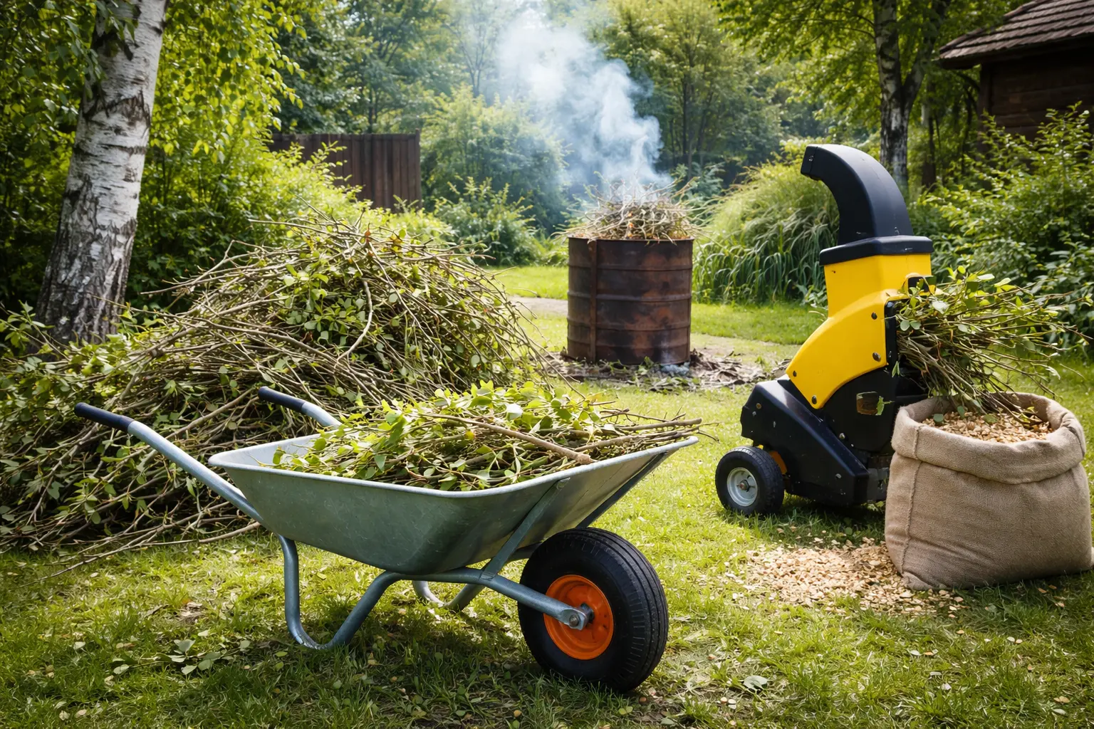Куда деть ветки по закону: сжечь или выкинуть?