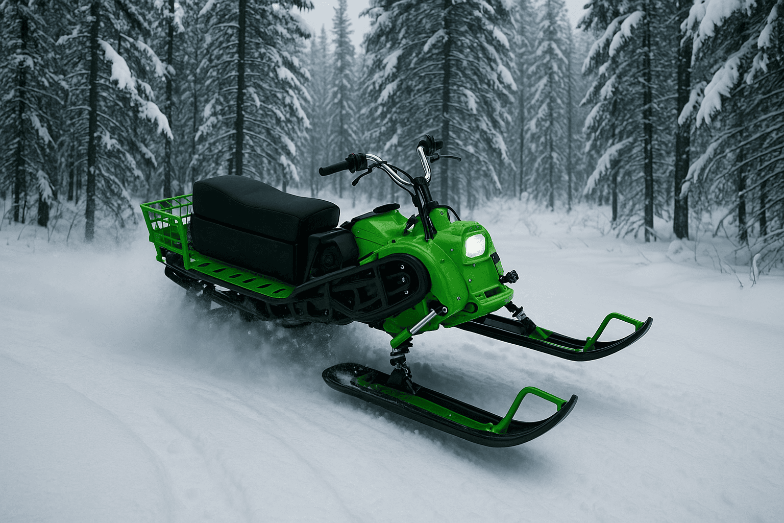 Альтернатива мини-снегоходам Бурлак