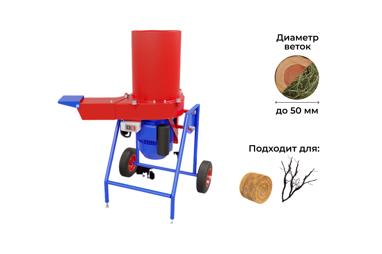 Садовый измельчитель DRAXTER 2в1 УТР-250 220V