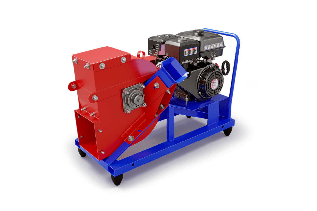 Промышленный щепорез DRAXTER Щ-350 бензиновый 17 л.с.