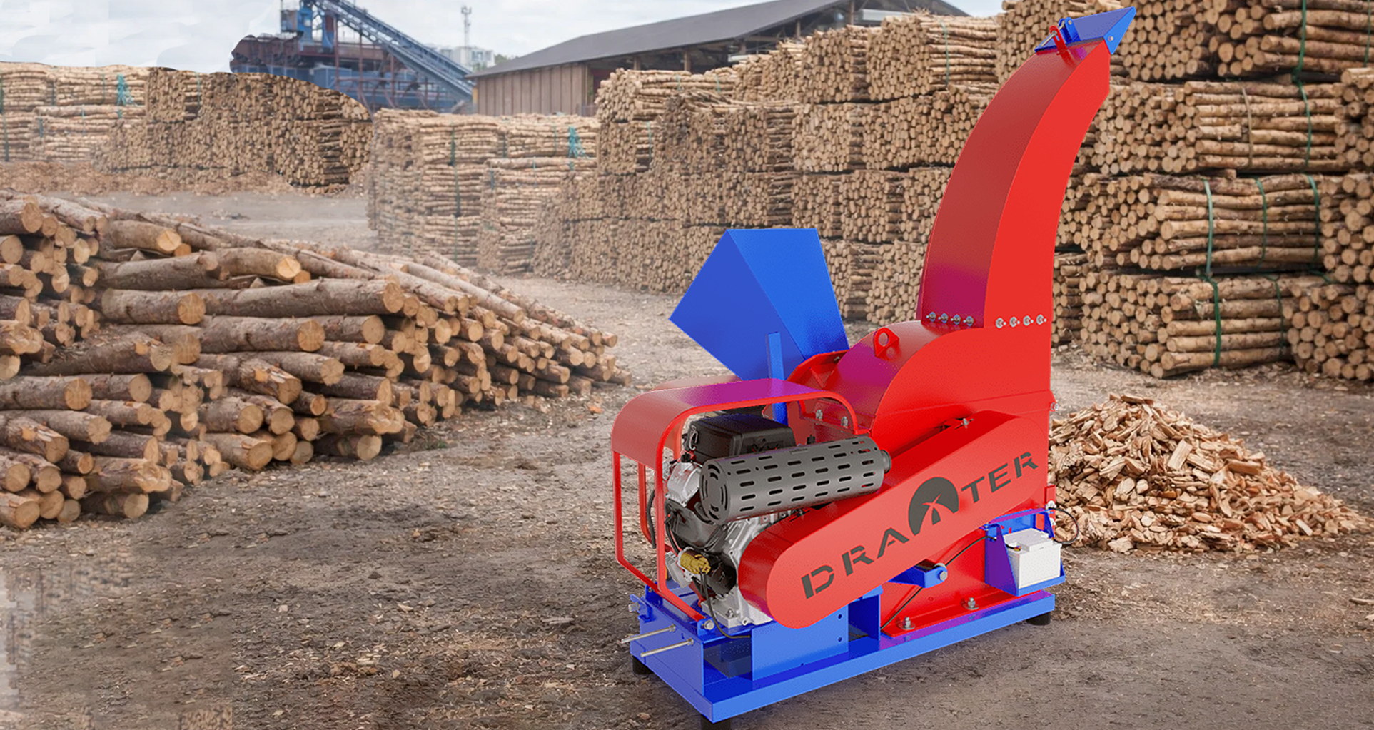 Щепорез DRAXTER Щ-350 электрический 7.5 кВт